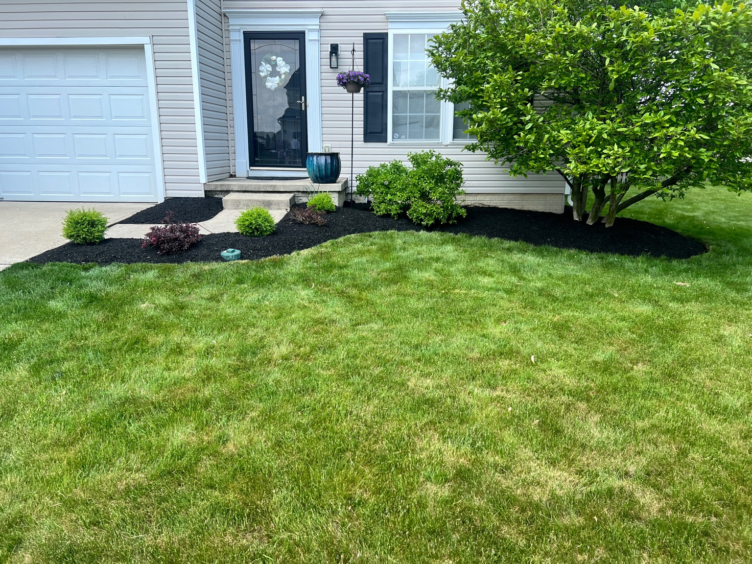 Mulch bed install
